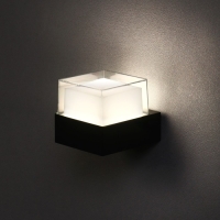 Светильник фасадный «Гранд», FSD-038, 5 Вт, 4000К, IP65, 220 В, пластик, черный Светильник фасадный «Гранд», FSD-038, 5 Вт, 4000К, IP65, 220 В, пластик, черный