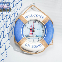 Часы настенные интерьерные, морские "Буртик", d-30 см, 30 х 30 см