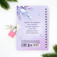 Новый год. Блокнот на замочке «Подарок для маленькой принцессы!», 50 л Новый год. Блокнот на замочке «Подарок для маленькой принцессы!», 50 л