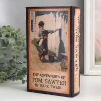 Сейф-книга дерево кожзам ""Приключения Тома Сойера" Марка Твена" 21х13х5 см Сейф-книга дерево кожзам ""Приключения Тома Сойера" Марка Твена" 21х13х5 см
