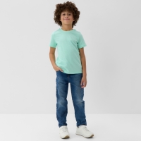 Футболка детская MINAKU, цвет бирюзовый, рост 128 см Футболка детская MINAKU, цвет бирюзовый, рост 128 см