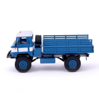 Грузовик радиоуправляемый «Газон», полный привод 4WD, работает от аккумулятора, цвет синий Грузовик радиоуправляемый «Газон», полный привод 4WD, работает от аккумулятора, цвет синий