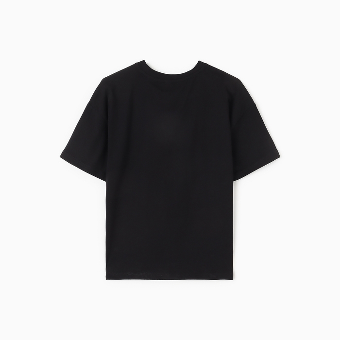 Футболка для мальчика А.52368, цвет черный, рост 158