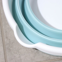 Ведро складное &laquo;Флекс&raquo;, 10 л, 32&times;34&times;26 см, цвет морская волна