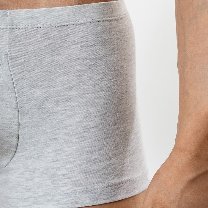 Трусы мужские боксеры, цвет серый меланж, размер 50 (L)