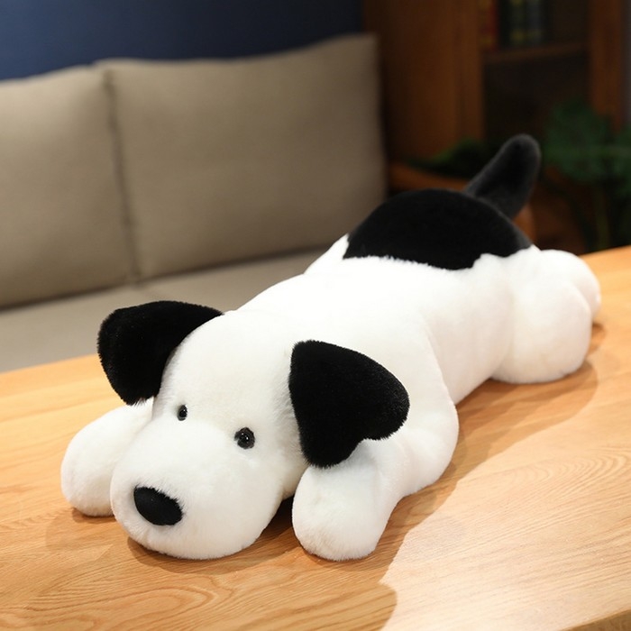 Мягкая игрушка "Собака", 75 см, цвет черно-белый