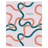 Тетрадь 60 листов в клетку на скрепке "Время фантазий", обложка мелованный картон, выборочный лак, МИКС Тетрадь 60 листов в клетку на скрепке "Время фантазий", обложка мелованный картон, выборочный лак, МИКС