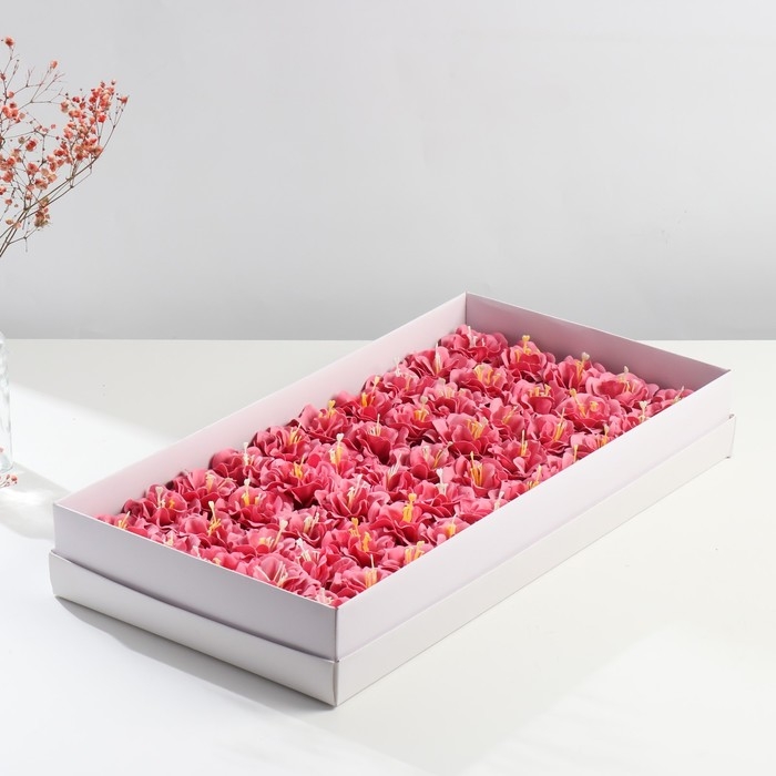 Мыльные лепестки "Бутон пиона. Тёмно-розовый" 6х6х5 см