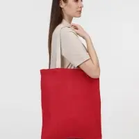 Холщовая сумка на плечо Juhu, красная Холщовая сумка на плечо Juhu, красная