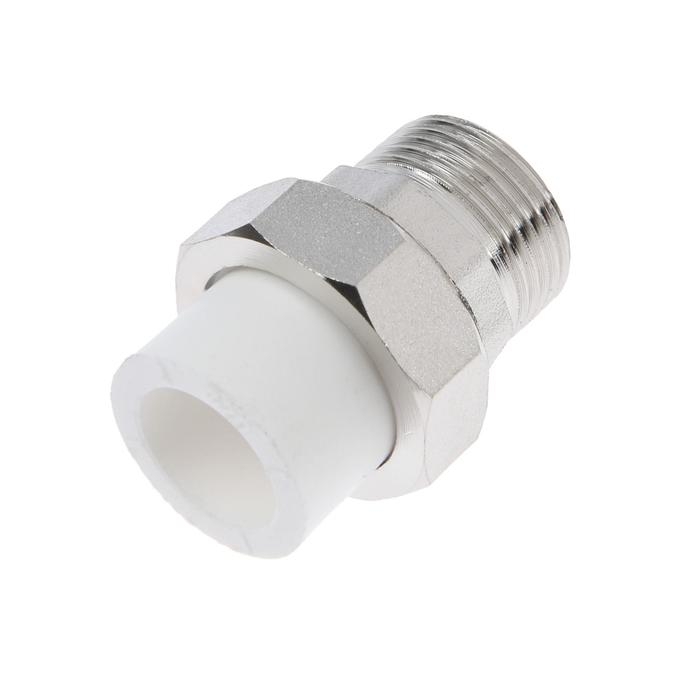 Муфта комбинированная OTMO, разъемная (американка), d=20 мм x 3/4 Муфта комбинированная OTMO, разъемная (американка), d=20 мм x 3/4", наружн резьба, стальная