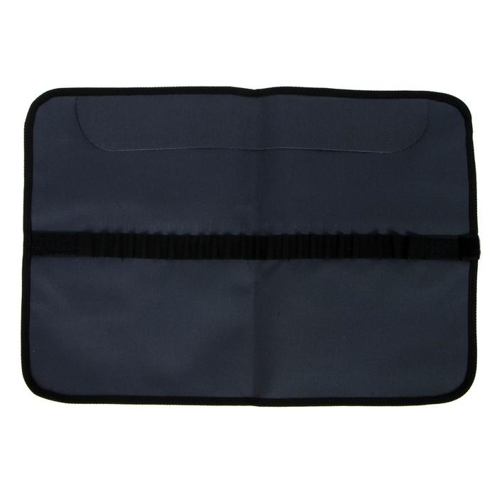 Пенал мягкий скрутка, 330 х 480мм, ПНШ-2, на липучке, 26 предметов, бургунди