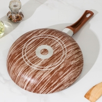 Сковорода глубокая Kantry, d=26 см, стеклянная крышка, пластиковая ручка, антипригарное покрытие, цвет бордовый Сковорода глубокая Kantry, d=26 см, стеклянная крышка, пластиковая ручка, антипригарное покрытие, цвет бордовый