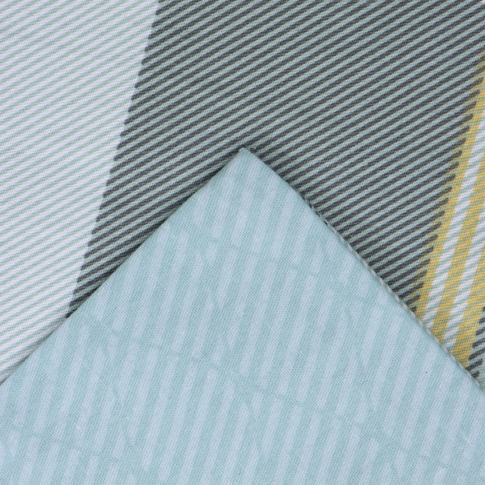 Постельное бельё LoveLife евро Square green, 200х217см, 225х240см, 50х70см-2шт, сатин, хлопок 125г/м Постельное бельё LoveLife евро Square green, 200х217см, 225х240см, 50х70см-2шт, сатин, хлопок 125г/м