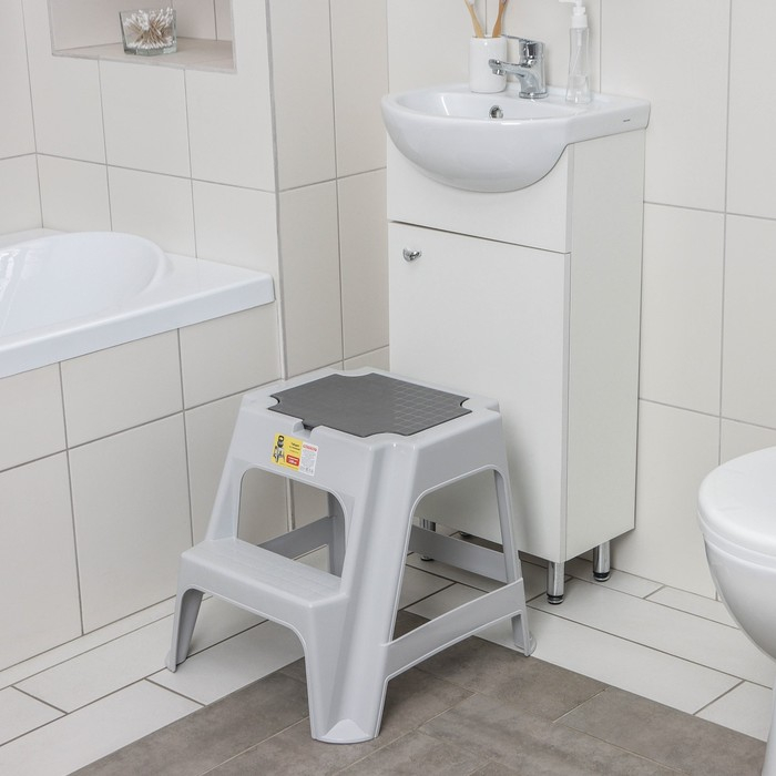 Табурет со ступенькой и ящиком &laquo;Вольф&raquo;, цвет микс