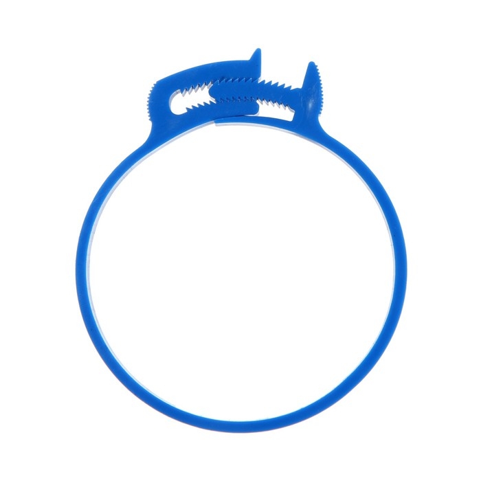 Хомут силовой пластиковый Хомут силовой пластиковый "СТРАЙК", диаметр 78-83 мм, многоразовый, Clip-Track, 4 шт.