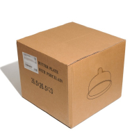 Блюдо керамическое с крышкой-клош для десертов Valencia, 28&times;25&times;17 см, цвет белый