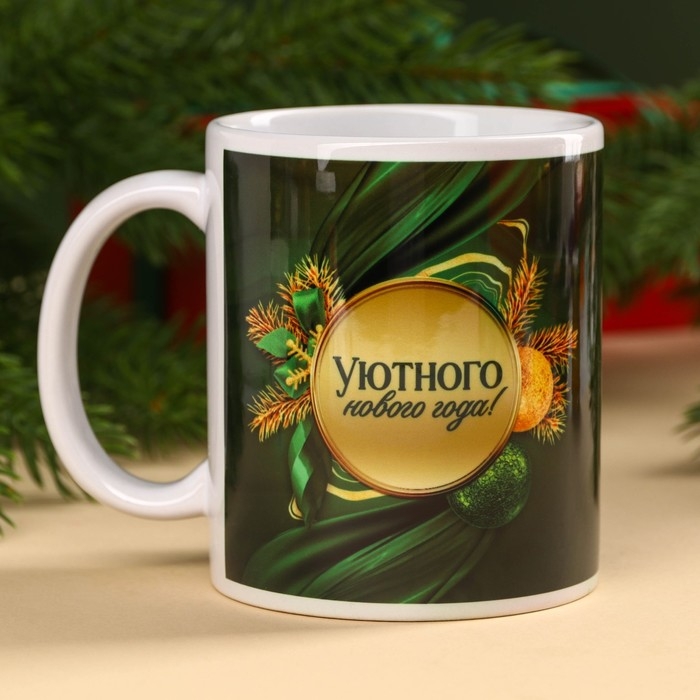 Подарочный набор &laquo;С новым годом&raquo;: чай, кружка, носки