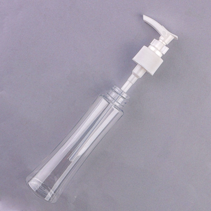 Бутылочка для хранения, с дозатором, 100 мл, цвет белый/прозрачный Бутылочка для хранения, с дозатором, 100 мл, цвет белый/прозрачный