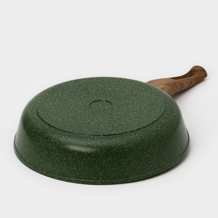 Сковорода Доляна &laquo;Форест&raquo;, d=28 см, стеклянная крышка, съёмная ручка, антипригарное покрытие