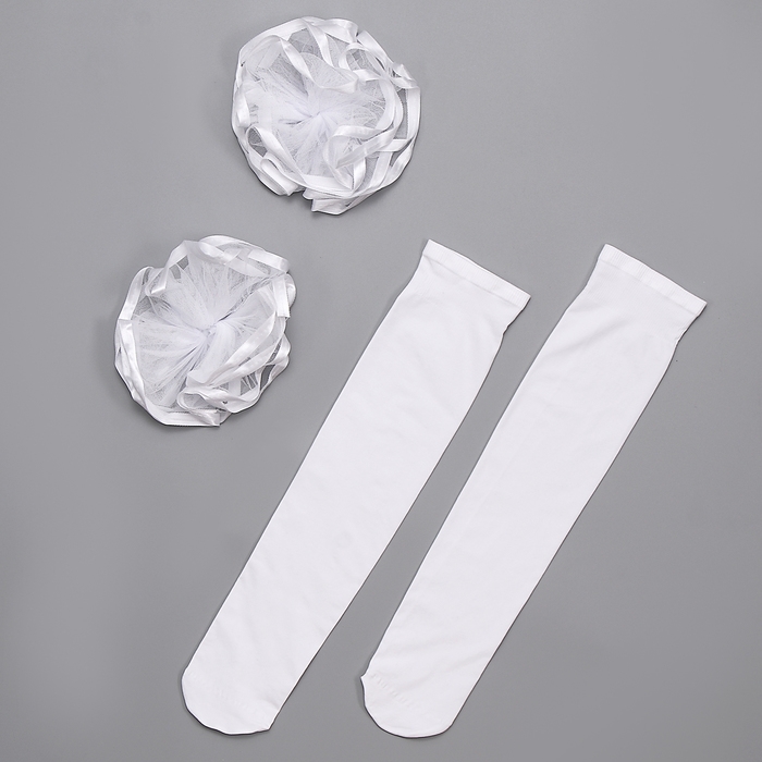 Карнавальный набор «Милая выпускница»: банты 2 шт., гольфы Карнавальный набор «Милая выпускница»: банты 2 шт., гольфы