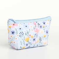 Набор косметичек 2 в 1 на молнии, цвет голубой Набор косметичек 2 в 1 на молнии, цвет голубой