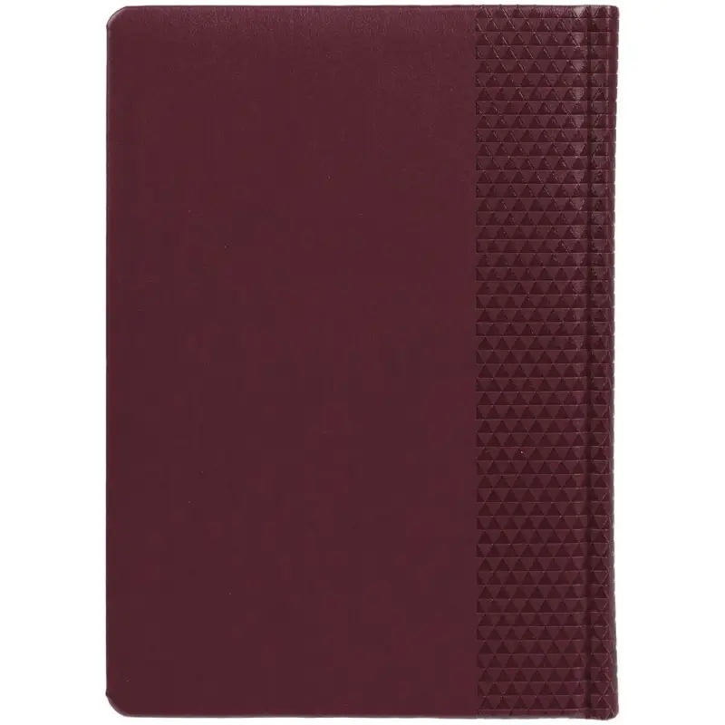 Ежедневник Prizma, недатированный, бордовый