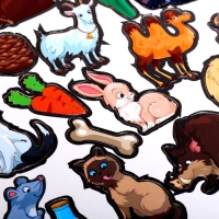 Развивающие магниты &laquo;&lrm;Кто что ест&raquo;&lrm;