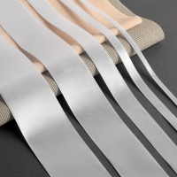 Набор атласных лент, 5 шт, размер лент: 6/10/20/40/50 мм × 23 ± 1 м, цвет белый Набор атласных лент, 5 шт, размер лент: 6/10/20/40/50 мм × 23 ± 1 м, цвет белый