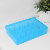 Органайзер для ниток, 24 ячейки, 28&times;19,5&times;6 см, цвет МИКС