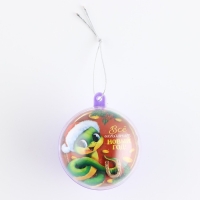 Новогодний шар ёлочный &laquo;Все исполнит новый год&raquo;, на Новый год, d = 6 см