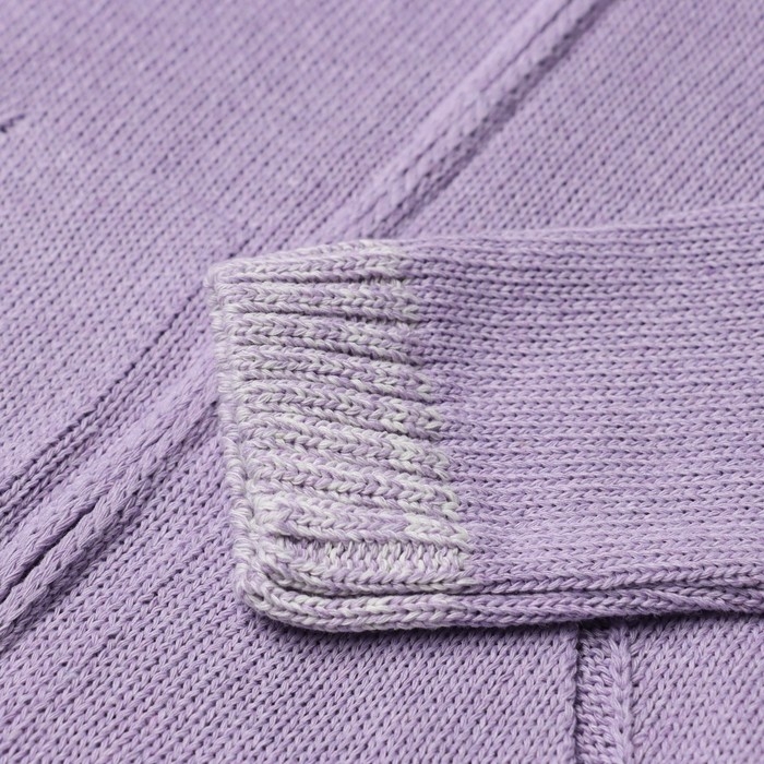 Джемпер вязаный Крошка Я на молнии рост 68-74 см, лаванда