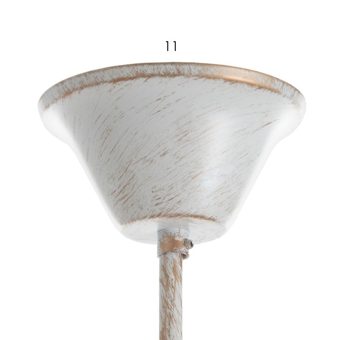 Люстра Люстра "Сандра" 5xE14 40Вт белый с золотой патиной 51х51х52-110 см BayerLux