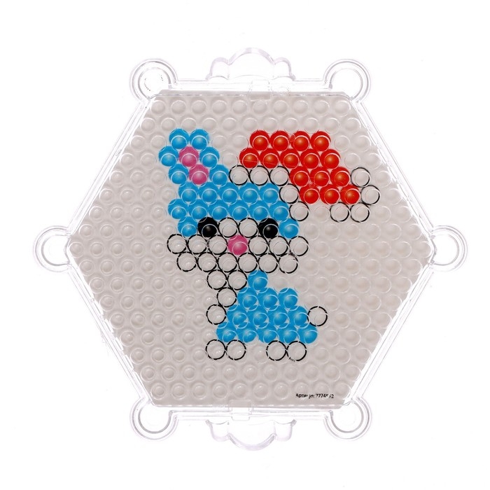 Аквамозаика &laquo;Зайчик&raquo;, 8 трафаретов, в пакете