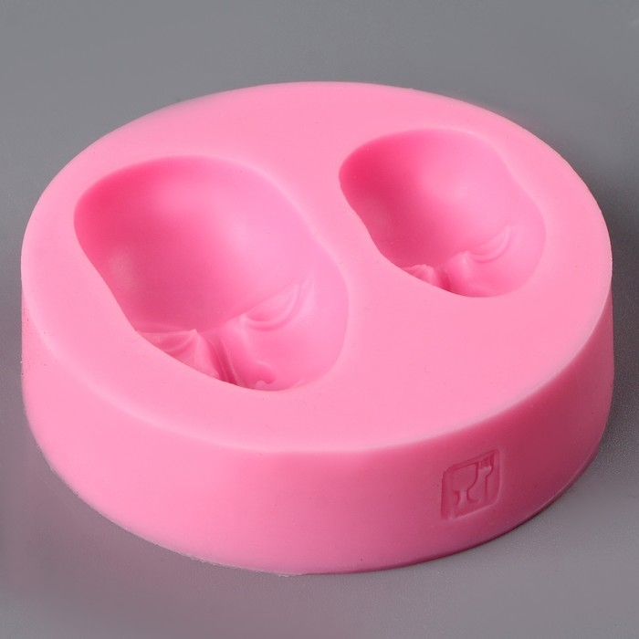 Форма силиконовая универсальная «Лица», размер изделия: 2,7 × 1,4 × 5 см; 2,2 × 0,6 × 3,7 см Форма силиконовая универсальная «Лица», размер изделия: 2,7 × 1,4 × 5 см; 2,2 × 0,6 × 3,7 см