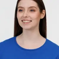 Футболка E150 женская ярко-синяя, размер XXL