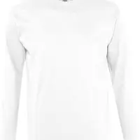 Футболка мужская с длинным рукавом Monarch 150 белая, размер 3XL