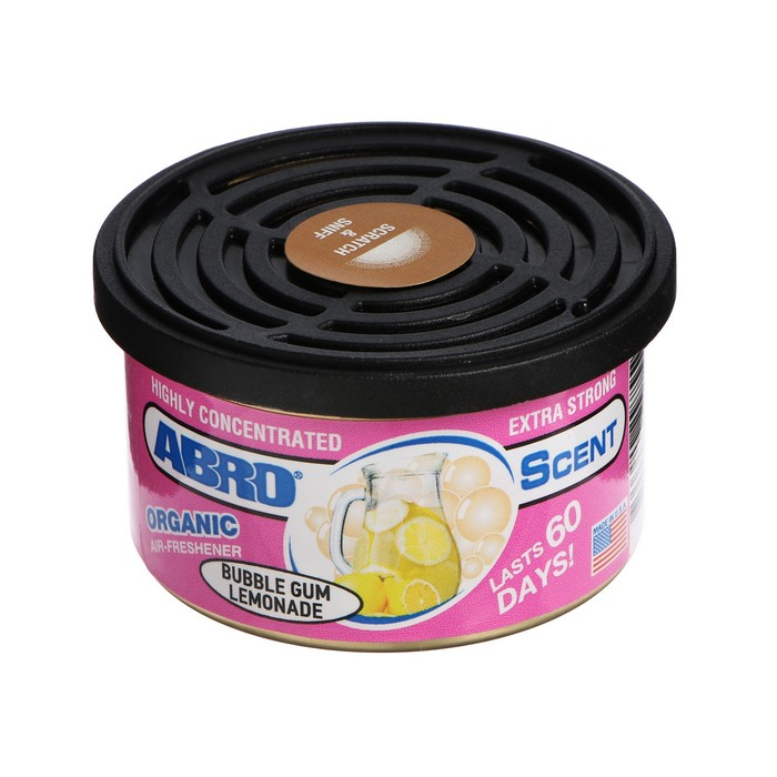Освежитель воздуха Освежитель воздуха "Органик" Бубль Гум Лимонад ABRO, 57 г