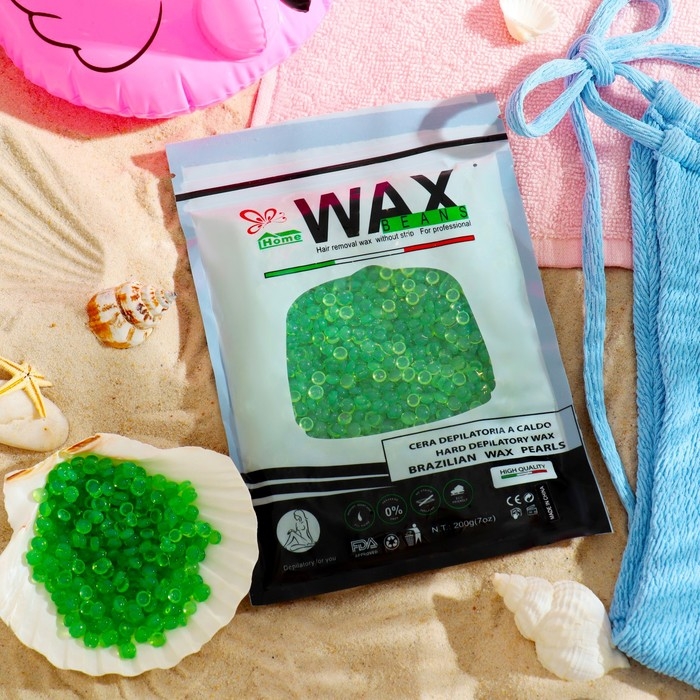 Воск для депиляции пленочный Алоэ вера, 200 грамм Воск для депиляции пленочный Алоэ вера, 200 грамм