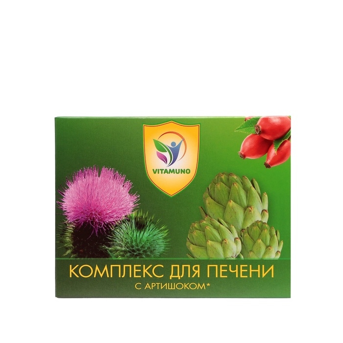 Комплекс для печени с артишоком Vitamuno, 60 таблеток Комплекс для печени с артишоком Vitamuno, 60 таблеток