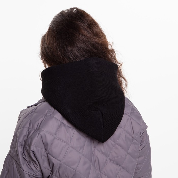 Шапка (капор) женский, цвет чёрный, размер 54-58 Шапка (капор) женский, цвет чёрный, размер 54-58