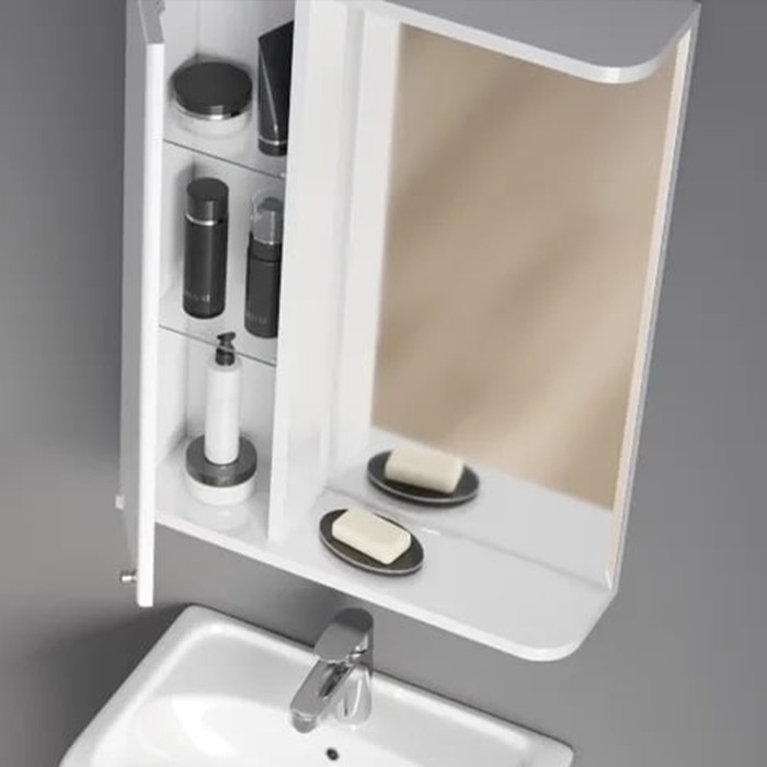 Шкаф-зеркало Spectrum 55, левый, с подсветкой, 55 х 75 х 15 см Шкаф-зеркало Spectrum 55, левый, с подсветкой, 55 х 75 х 15 см