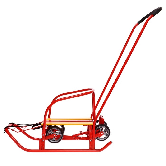 Санки &laquo;Ветерок 7 универсал&raquo;, цвет алый