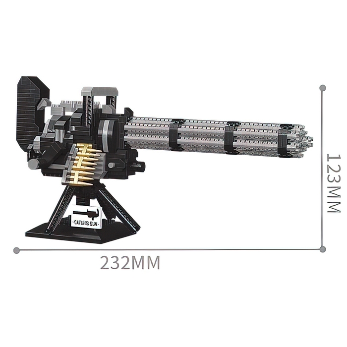Конструктор-Мини &laquo;Оружие. Миниган&raquo;, 1025 деталей