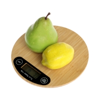 Весы кухонные Luazon LVE-029 "Бамбук", электронные, до 5 кг Весы кухонные Luazon LVE-029 "Бамбук", электронные, до 5 кг