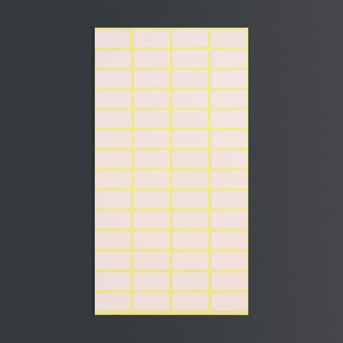 Набор баночек для декора, 64 шт, в органайзере, 14 мл, 22,3 &times; 13 &times; 5,5 см, с наклейками, цвет прозрачный