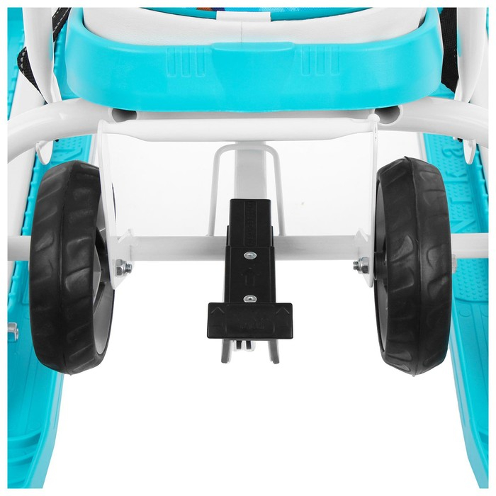 Снегокат с колёсами &laquo;Тимка спорт 6 Ми-ми-мишки&raquo;, с родительской ручкой, со спинкой и ремнём безопасности