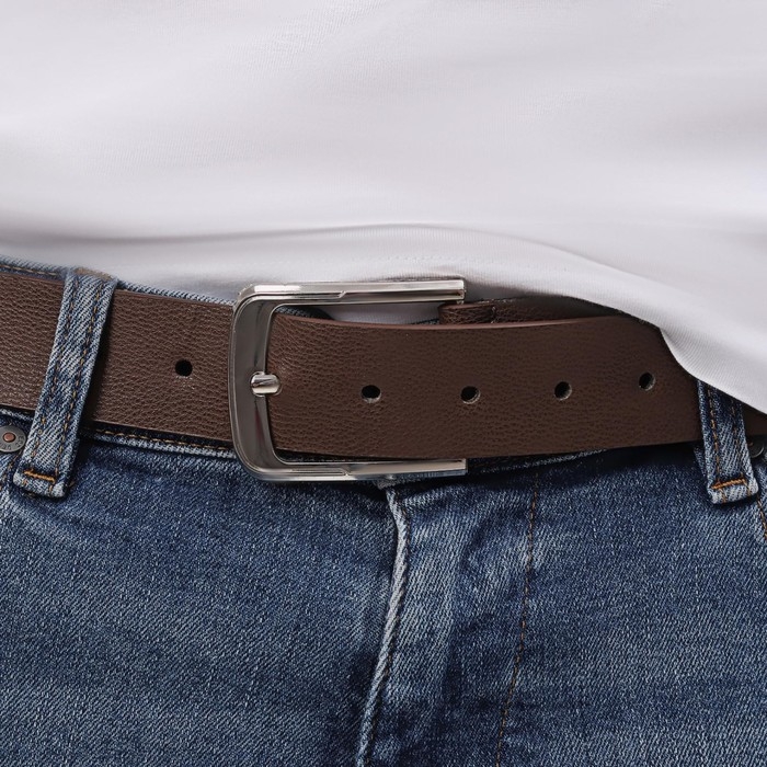 Пряжка для ремня, 6 &times; 5 см, 40 мм, цвет серебряный