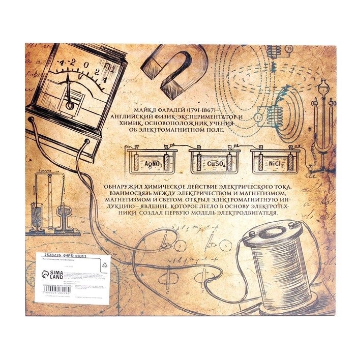 Головоломка металлическая &laquo;Загадки Майкла Фарадея&raquo;, набор 4 шт.