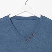 Комплект (лонгслив,брюки) мужской, цвет тёмно-синий, размер 58