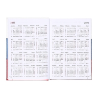 Ежедневник датированный 2025 года, deVENTE. Flag, A5 168 листов, твердая обложка кожзам с поролоном, тиснение фольгой, перфорация, ляссе, блок 70 г/м2 Ежедневник датированный 2025 года, deVENTE. Flag, A5 168 листов, твердая обложка кожзам с поролоном, тиснение фольгой, перфорация, ляссе, блок 70 г/м2